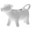 3Pcs Ceramic Milk Jug White Coffee Creamer Jug for Dining 1