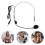 2Pcs Black Headset Microphone for Speaker Lightweight Condenser Mic 9