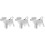 3Pcs Ceramic Milk Jug White Coffee Creamer Jug for Dining 7