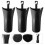 9Pcs Compact Black Plastic Umbrella Holder and Car Storage Buckets 8