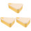 3Pcs Thickened Yellow Pizza Holders Freshness-Keeping Takeout Boxes 2