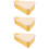 3Pcs Thickened Yellow Pizza Holders Freshness-Keeping Takeout Boxes 8
