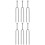 6Pcs Compact Silver Guitar Tuning Forks for Music Players 5