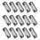 60Pcs Silver Spring Clipboard Clips Metal for Office & Classroom Use 2