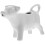 3Pcs Ceramic Milk Jug White Coffee Creamer Jug for Dining 4