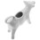 3Pcs Ceramic Milk Jug White Coffee Creamer Jug for Dining 3