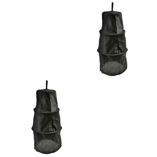 2Pcs Black Foldable Bee Catching Cage Essential Beekeeping Tool 2