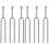 6Pcs Compact Silver Guitar Tuning Forks for Music Players 2
