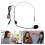 2Pcs Black Headset Microphone for Speaker Lightweight Condenser Mic 7