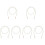 6Pcs Durable Pearl Bag Shoulder Chains Replacement Strap for DIY Purse 5