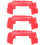 3Pcs Red Bulk Train Track Prop Creative Kids Cognitive Plaything 9