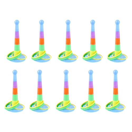 30Sets Fun Ring Toss Game Toy Easy Setup for Kids Party 1