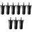 9Pcs Compact Black Plastic Umbrella Holder and Car Storage Buckets 3