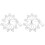 2Pcs White LED String Lights Wooden Rabbit Shape for Lighting Decor 3