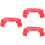 3Pcs Red Bulk Train Track Prop Creative Kids Cognitive Plaything 7