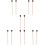 12Pcs Professional Marimba Hammers Maple Drum Mallets Brown White 9