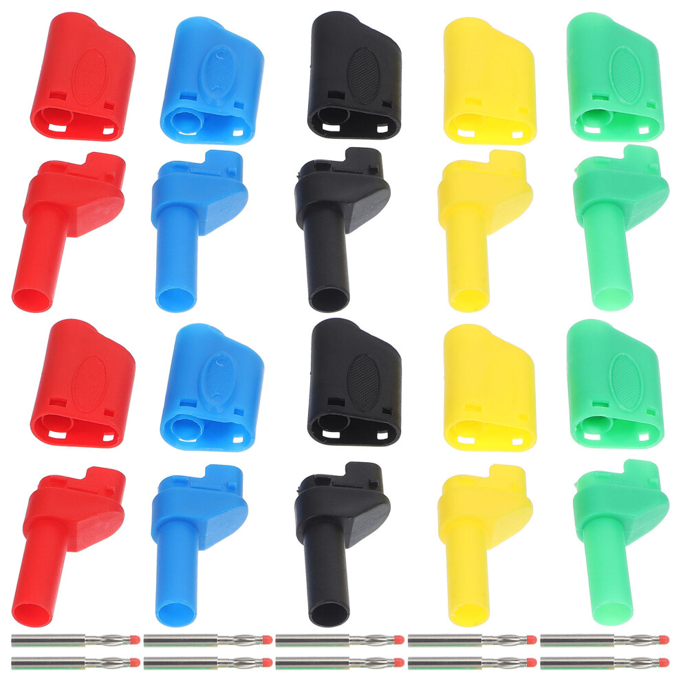 40Pcs Metal Banana Plug Connectors For Speakers Amplifiers Audio 302888260874