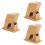 3Pcs Bamboo Kitchen Rack Light Brown Storage Holder Organizer 6
