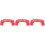 3Pcs Red Bulk Train Track Prop Creative Kids Cognitive Plaything 5