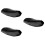 3Pcs Ergonomic Motorcycle Seat Cover Black Waterproof Pad 6