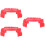 3Pcs Red Bulk Train Track Prop Creative Kids Cognitive Plaything 8