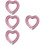 4Pcs Heart Swim Rings Durable Inflatable Pool Float Rings 9