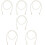 6Pcs Durable Pearl Bag Shoulder Chains Replacement Strap for DIY Purse 9
