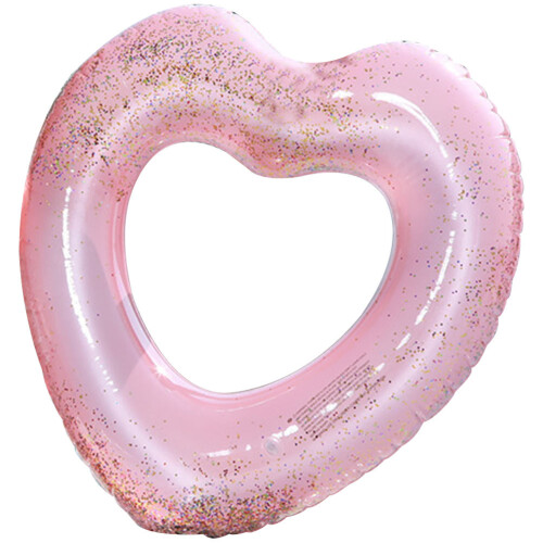 4Pcs Heart Swim Rings Durable Inflatable Pool Float Rings 1