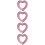 4Pcs Heart Swim Rings Durable Inflatable Pool Float Rings 10