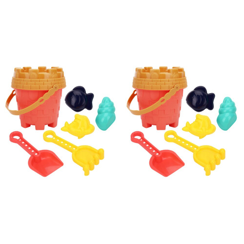 2Sets Outdoor Beach Sand Toy Assorted Summer Fun Kit 2