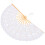 4Pcs White Bamboo Lace Folding Fans Lightweight Handheld Dance Props 11
