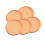 10Pcs Light Brown Wood Coasters Drink Pads Kitchen Table Decor 11