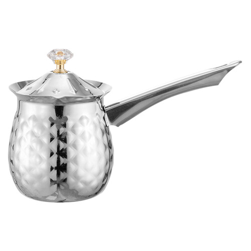 2Pcs Sturdy Stainless Frothing Cup Convenient Milk Pitcher Silver