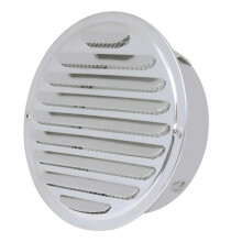 3Pcs Outdoor Silver Air Vent Covers Stainless Steel Filter Anti-Rain