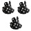 3Pcs Hats Comfortable Breathable Adjustable Travel Sunhat 2