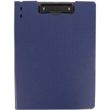 4Pcs Lightweight Dark Blue Portable Clipboards for Office and Students