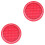 2Pcs Red Bag Bottom Base Pad Durable PU Material for Handmade DIY Bags 3