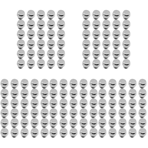 150Pcs Silver Case Rivets Zinc Alloy Studs for Bag Decoration 1
