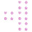 16Pcs Manicure Embossed Nail Mold Pink DIY Nail Art Frame Tools 6