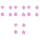 16Pcs Manicure Embossed Nail Mold Pink DIY Nail Art Frame Tools 3