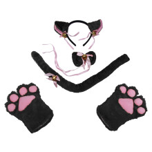 15St Adorable Cosplay Set Zwart Kids Party Accessoires