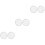 6Pcs White Dumplings Mold Reusable Home Kitchen Dumpling Jiaozi Maker 5