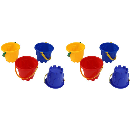 8Pcs Kids Beach Playsets Durable Plastic Sand Toys Assorted 1