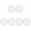 6Pcs White Dumplings Mold Reusable Home Kitchen Dumpling Jiaozi Maker 2