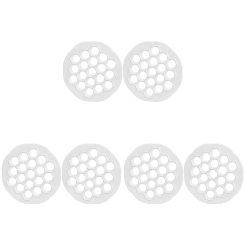 6Pcs White Dumplings Mold Reusable Home Kitchen Dumpling Jiaozi Maker 1