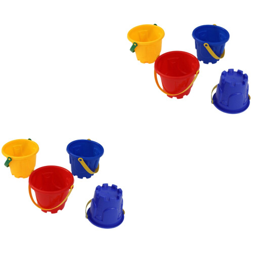 8Pcs Kids Beach Playsets Durable Plastic Sand Toys Assorted 2