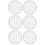 6Pcs White Dumplings Mold Reusable Home Kitchen Dumpling Jiaozi Maker 8