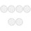 6Pcs White Dumplings Mold Reusable Home Kitchen Dumpling Jiaozi Maker 3