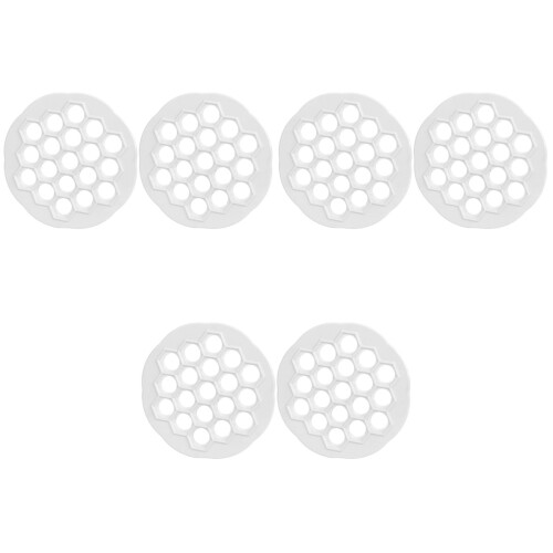 6Pcs White Dumplings Mold Reusable Home Kitchen Dumpling Jiaozi Maker 2