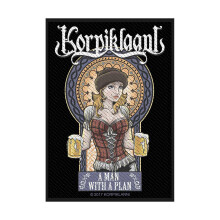 Korpiklaani A Man With A Plan Woven Patch